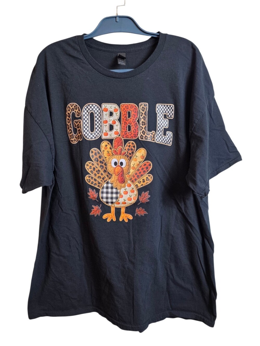 Gildan Gobble Turkey Thanksgiving Graphic Tee 2XL
